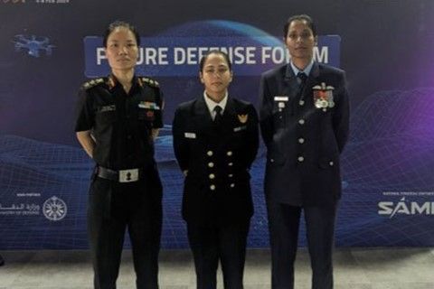 Indian women officers shine at Saudi defence show, inspire future generations