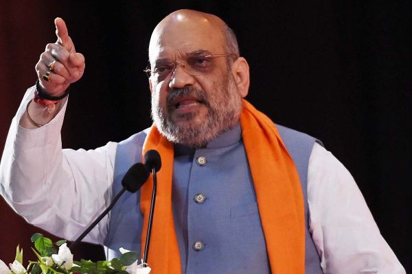 HM Amit Shah takes aim at Nehru, boasts BJP's defence record in Assam rally